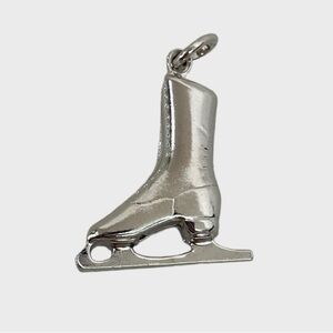 NEW Unused Sterling Silver Ice Skate Charm